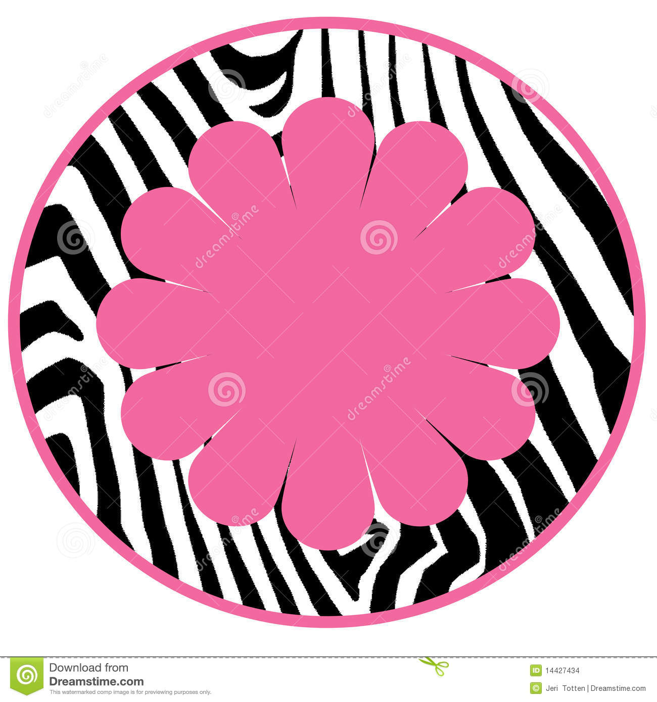 1300x1390 Circle Clipart Zebra Print