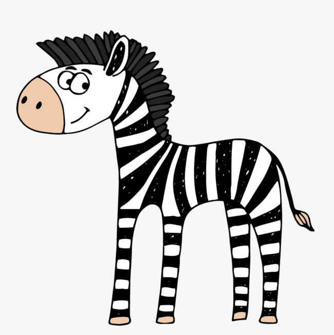 650x651 Black And White Zebra Stripes, Stripe, Zebra, Cartoon Png Image