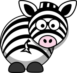 298x282 Zebra Clip Art