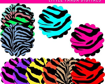 340x270 Zebra Clipart Etsy