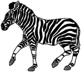267x238 Zebra Clipart Walking