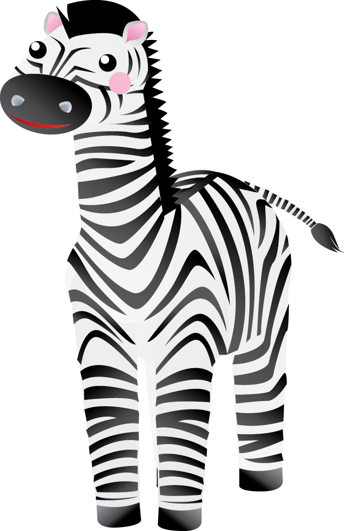 690x1063 Zebra Clip Art