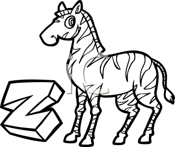 350x295 Zebra Clip Art