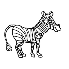 230x230 Top 20 Free Printable Zebra Coloring Pages Online