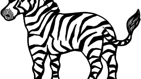 585x329 Color Word Coloring Pages Funycoloring Of Zebra Page We Are All