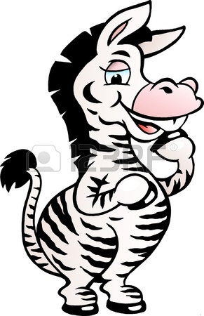 291x450 Funny Zebra Cartoon Royalty Free Cliparts, Vectors, And Stock