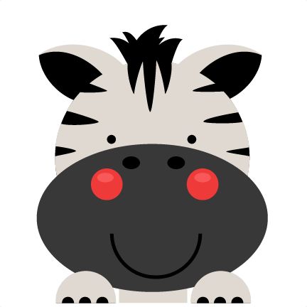 432x432 Baby Animal Clipart Cute Zebra Head