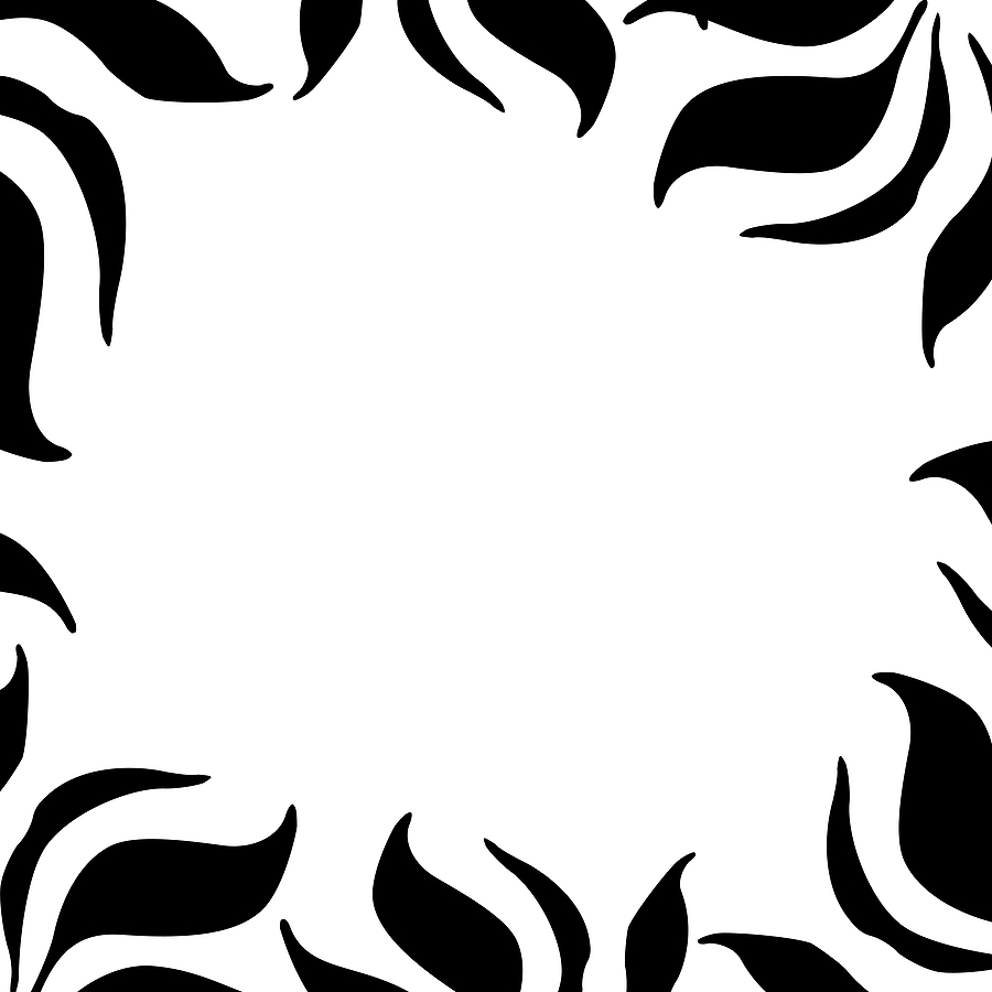 900x900 Zebra Border Clip Art