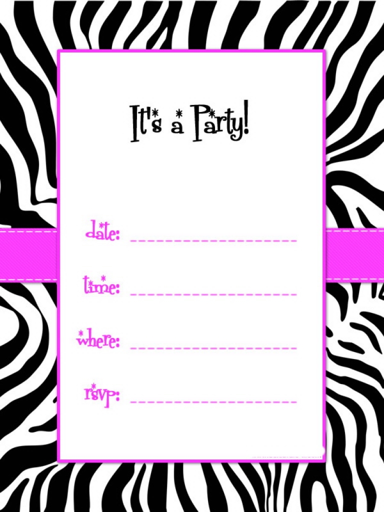 768x1024 Zebra Print Border Template Free Download Clip Art Free Clip