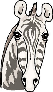 175x300 Zebras Clip Art