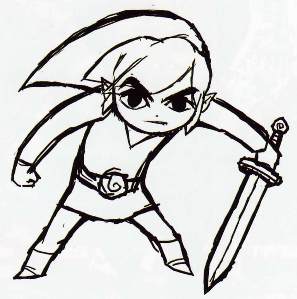 1015x1024 The Legend Of Zelda The Wind Wakker Concept Art Daily Nintendo 1