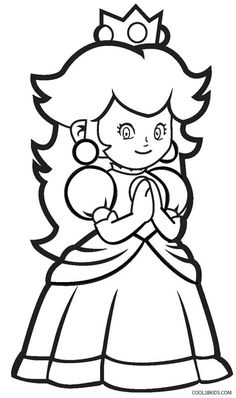 236x398 Free Download Princess Peach Coloring Pages
