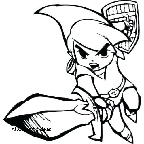 500x500 Free Zelda Coloring Pages