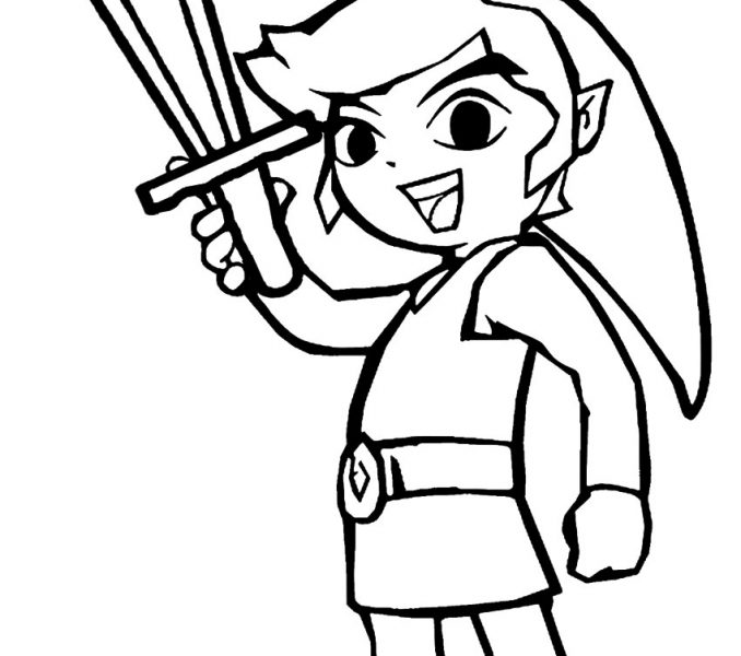 678x600 Zelda Coloring Pages Best Coloring Pages
