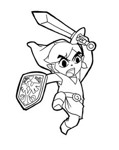 236x297 Zelda By Blueundine On Lineart Zelda Amp Link