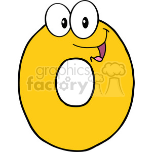 300x300 Royalty Free 4960 Clipart Illustration Of Number Zero Cartoon