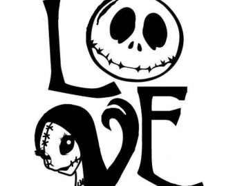 340x270 Nightmare Before Christmas Clipart Black And White