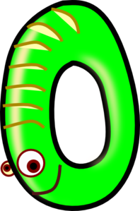 198x299 Zero Green Clip Art