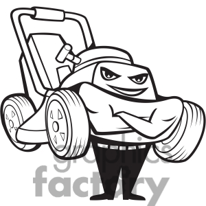 300x300 Lawn Clipart Black And White Clipart Panda