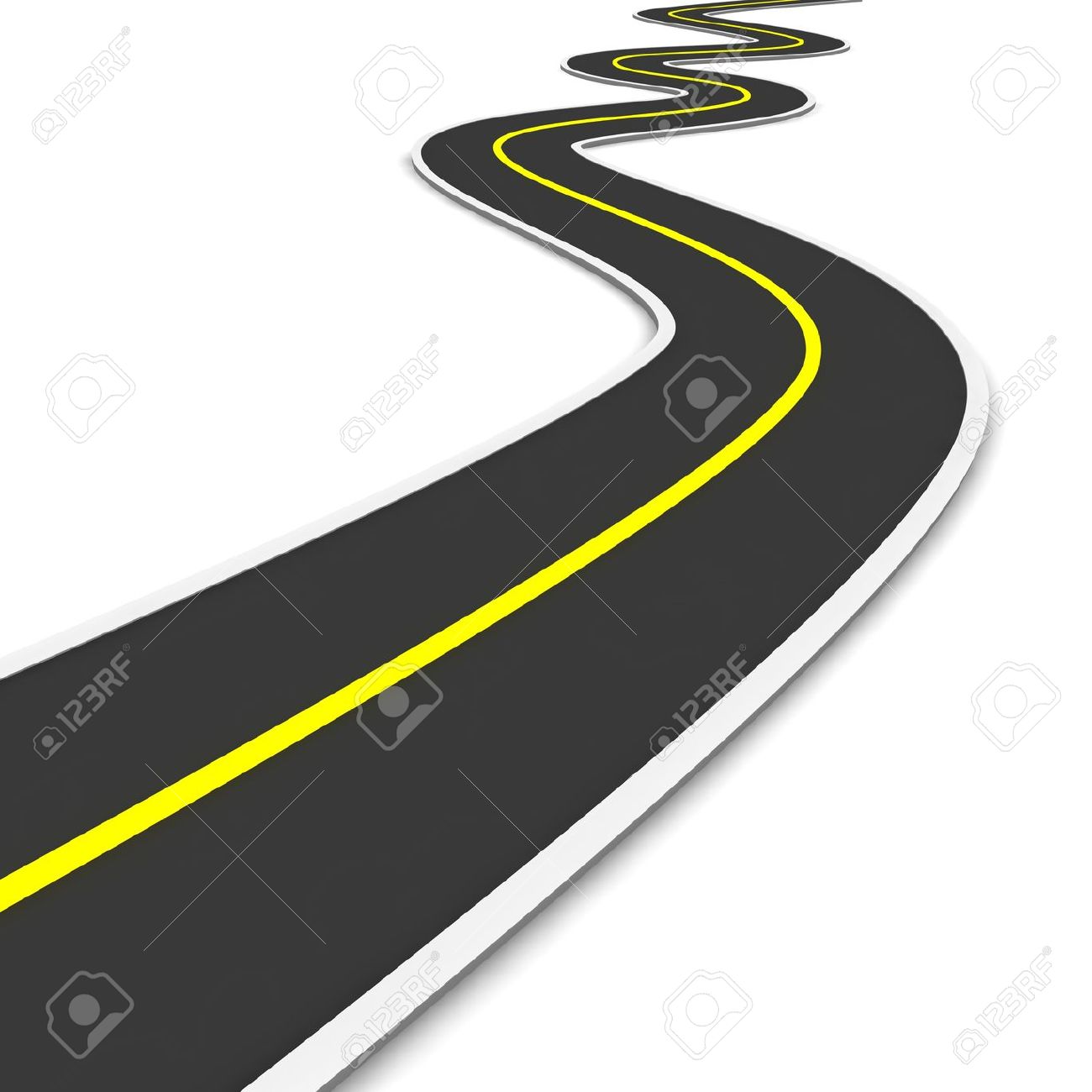 1300x1300 Asphalt Clipart Zigzag Road