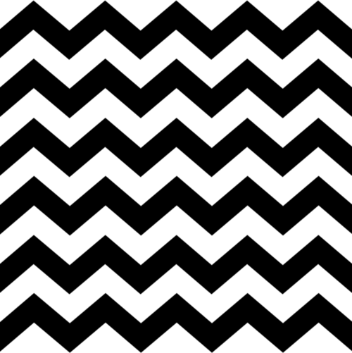 500x501 Black And White Zig Zag Pattern