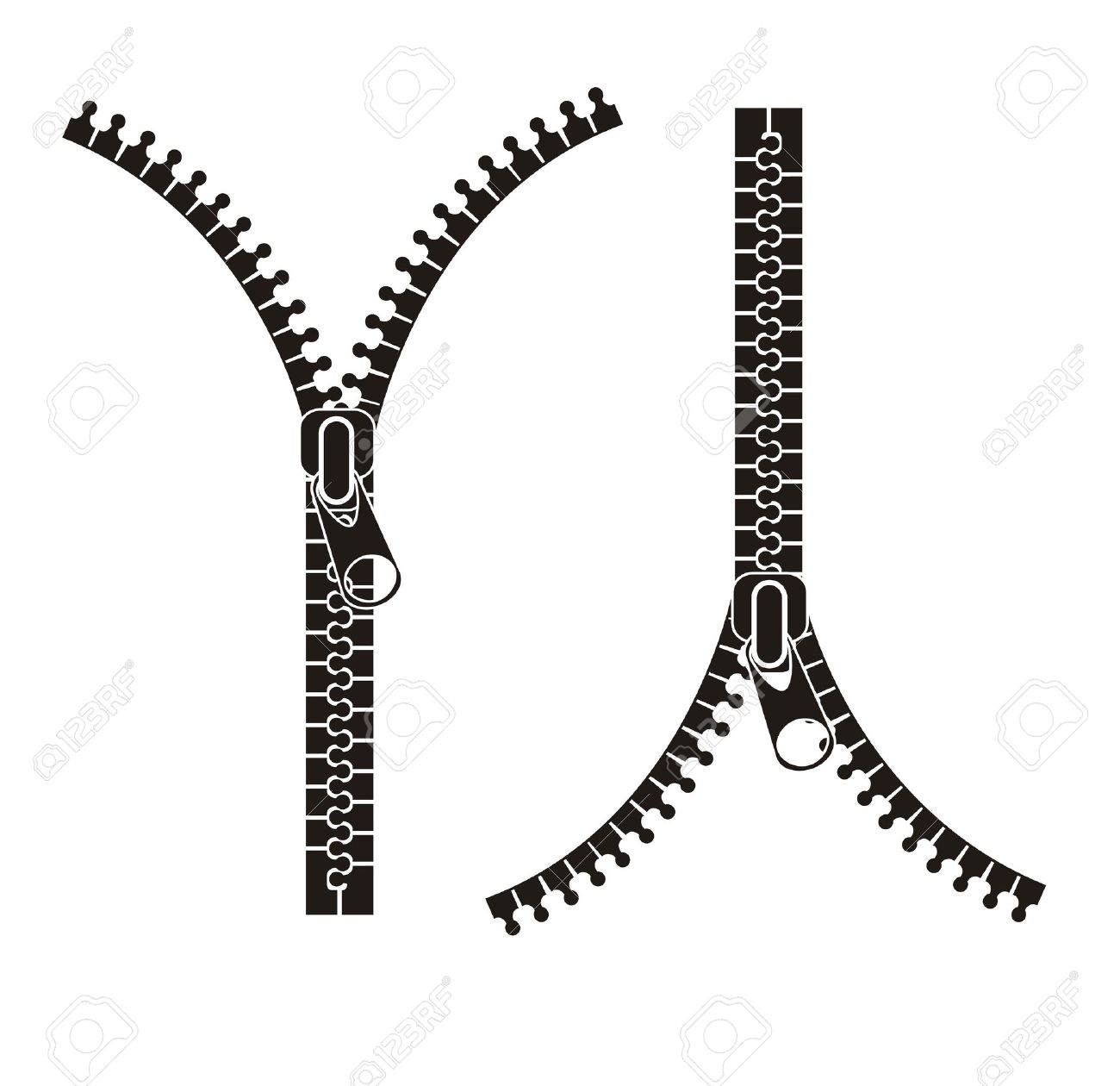 1300x1260 Zipper Black And White Clipart