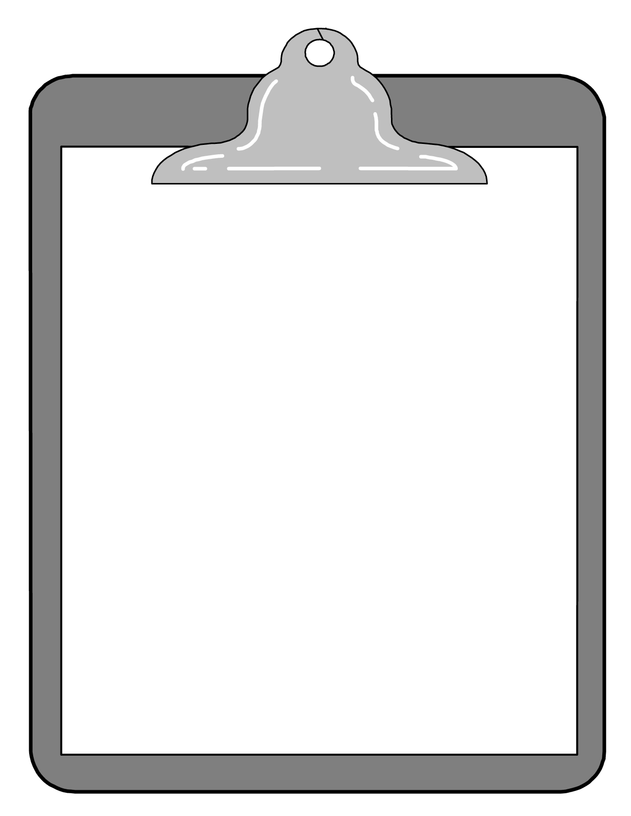 1275x1650 Clipboard Clipart