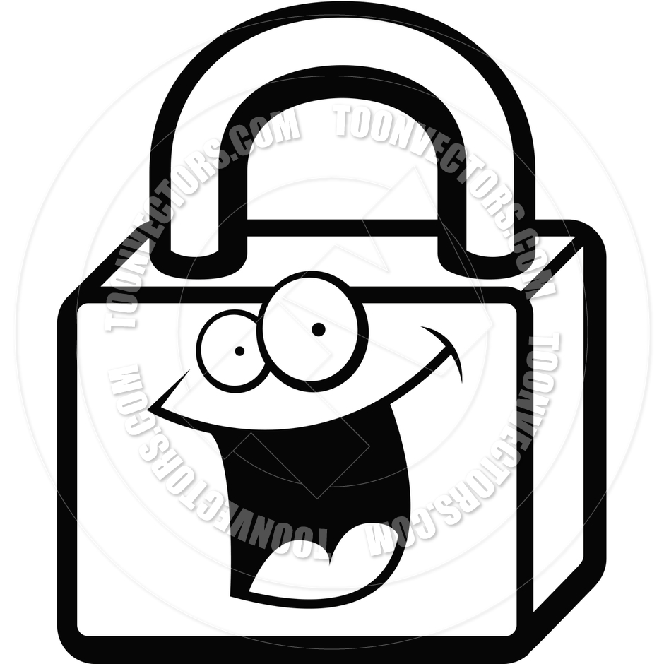 940x940 Lock Clipart Black And White