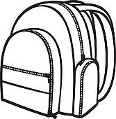 167x170 Zip Bag Clip Art