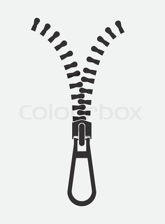 236x320 Realistic Illustration Of Closed And Open Zipper Stock Vector