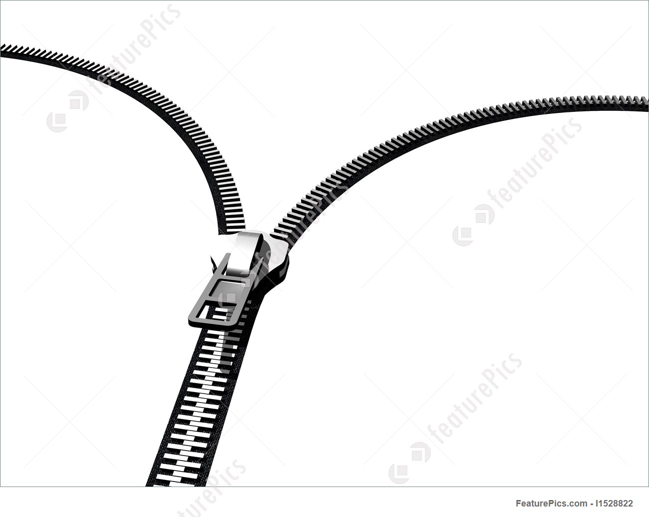1300x1035 Zipper Stock Illustration I1528822