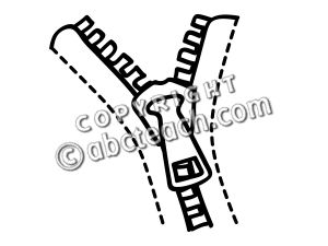 300x225 Zipper Clipart Coloring