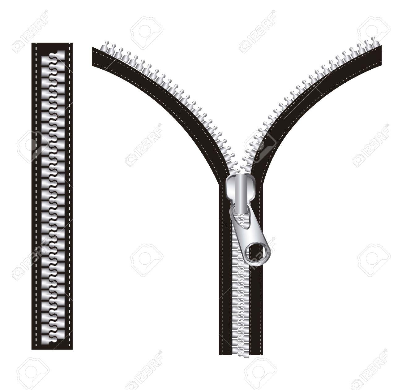 1300x1260 Zipper Clipart Unzipped