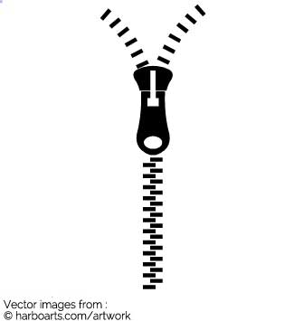 335x355 Zipper Clipart Vector