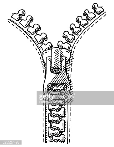 365x469 Drawn Zipper