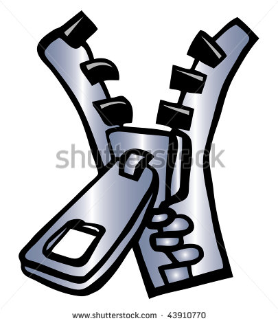 405x470 Zipper Clipart Cartoon