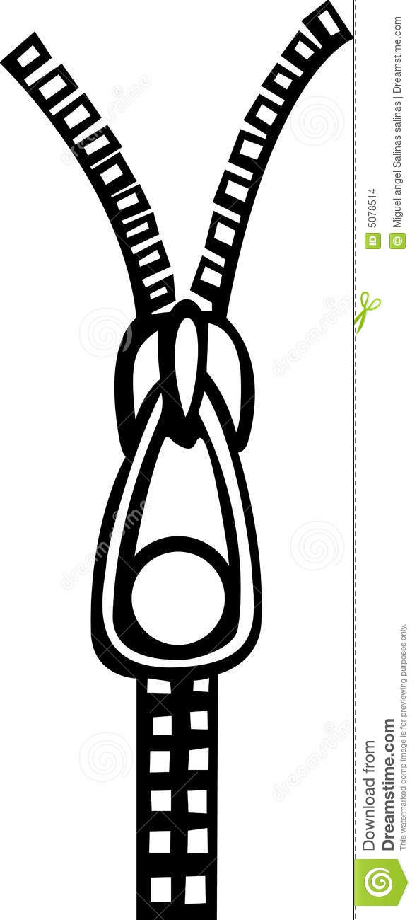 590x1300 Zipper Clipart Vector