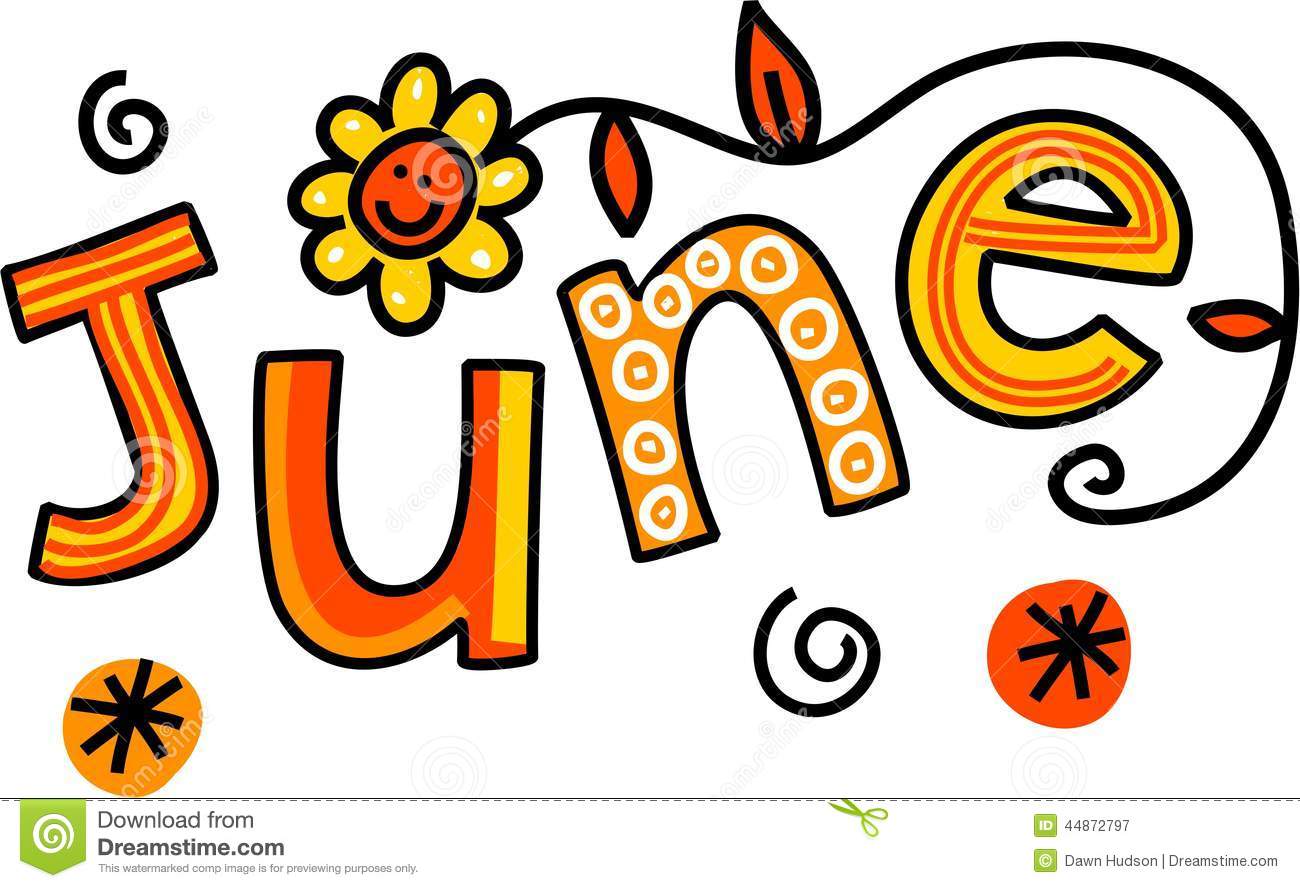 1300x888 June Clipart