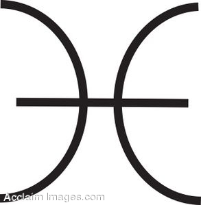 293x300 Pisces Zodiac Symbol Clip Art