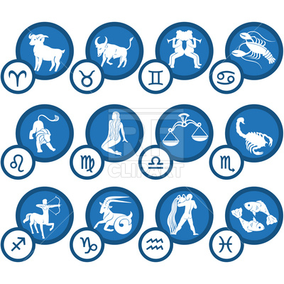 400x400 Zodiac Signs And Symbols Royalty Free Vector Clip Art Image