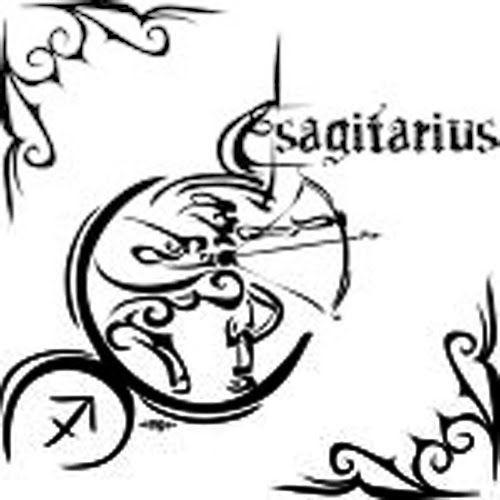500x500 Astrology Clipart Sagitarius