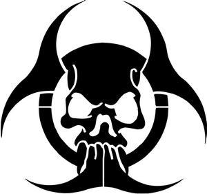 300x282 Biohazard Clipart Zombie