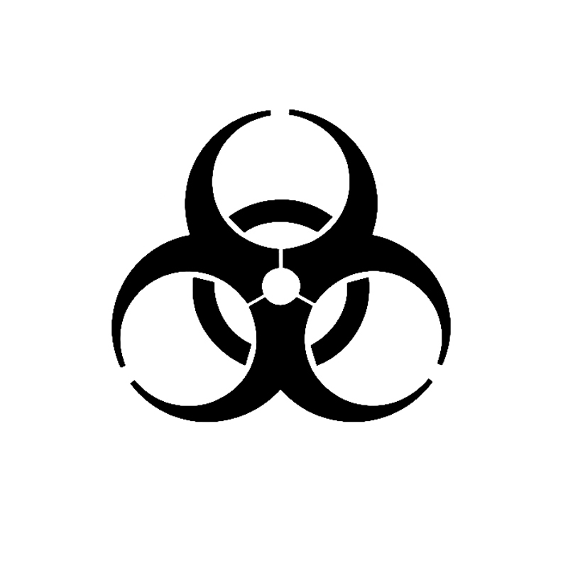 Zombie Biohazard Symbol | Free download on ClipArtMag