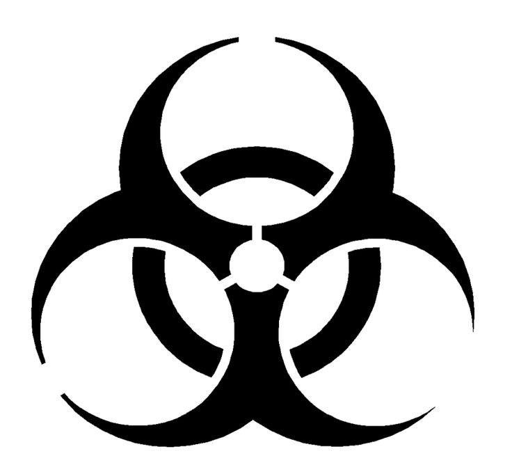 Zombie Biohazard Symbol | Free download on ClipArtMag