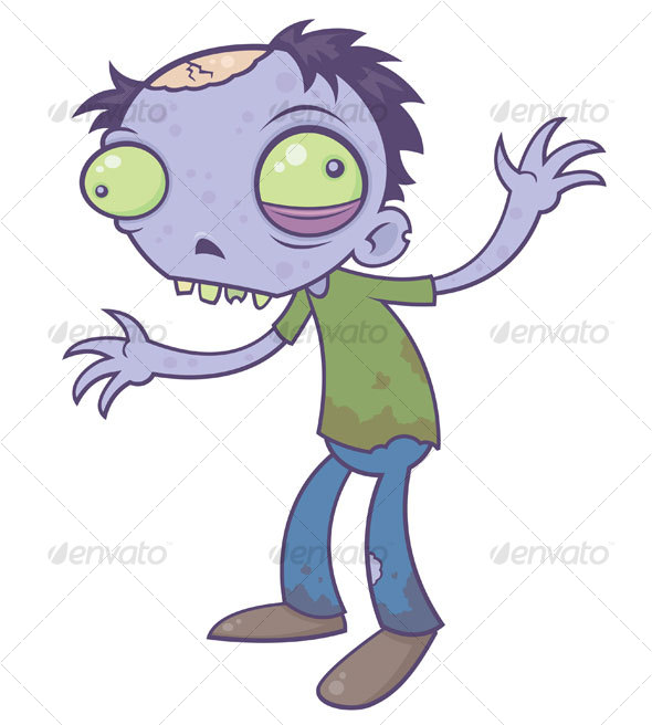 590x656 Dancing Zombie Funny Clipart
