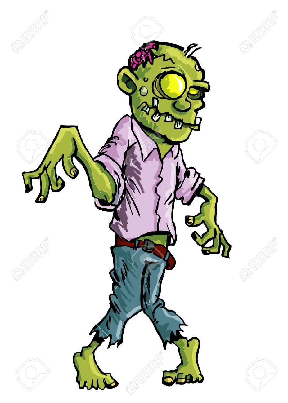 928x1300 Zombie Clipart Cartoon