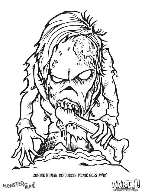 480x640 82 Best Zombie Coloring Images Art Illustrations