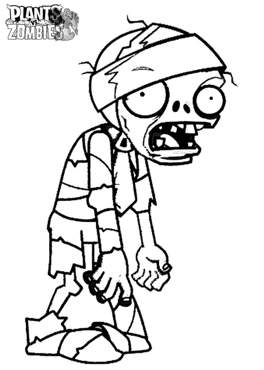 521x730 Vs Zombie Coloring Pages