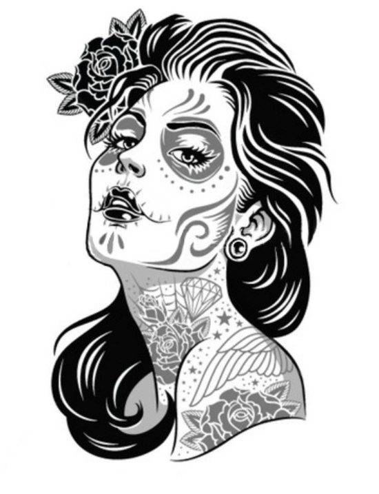 Zombie Girl Drawing | Free download on ClipArtMag