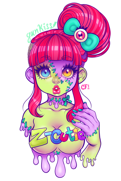 500x750 Zombie Cutie By Camifortuna